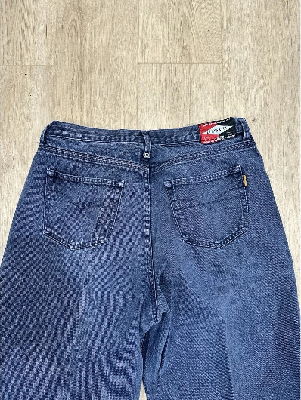 USA Vintage Z. Cavaricci 1980s High Waisted Tapered Jean Size 35x33